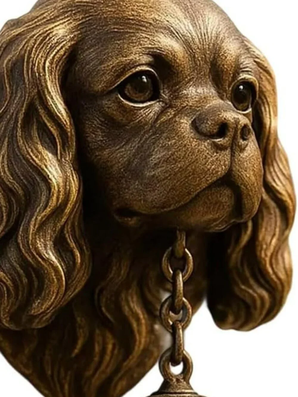 King Charles Spaniel Welcome Doorbell Wall Mount Metal Bell